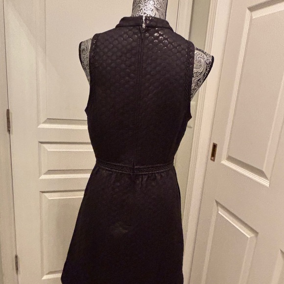 Black polka dot fit and flair cocktail dress - Picture 6 of 6